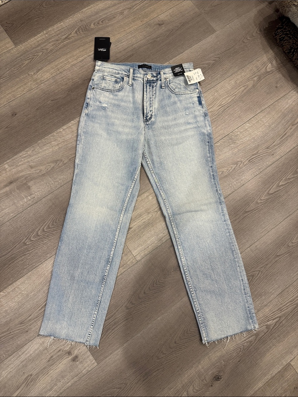 Silver Jeans Frisco High-Rise Straight Leg Jeans - Light Blue Wash